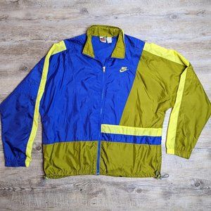 90's vintage nike color block windbreaker bright size XL